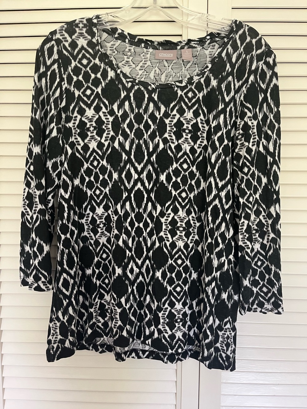 Chico’s 3/4 sleeve tee shirt